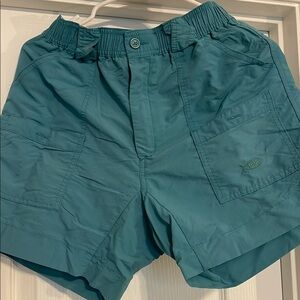 Teal Cargo Shorts